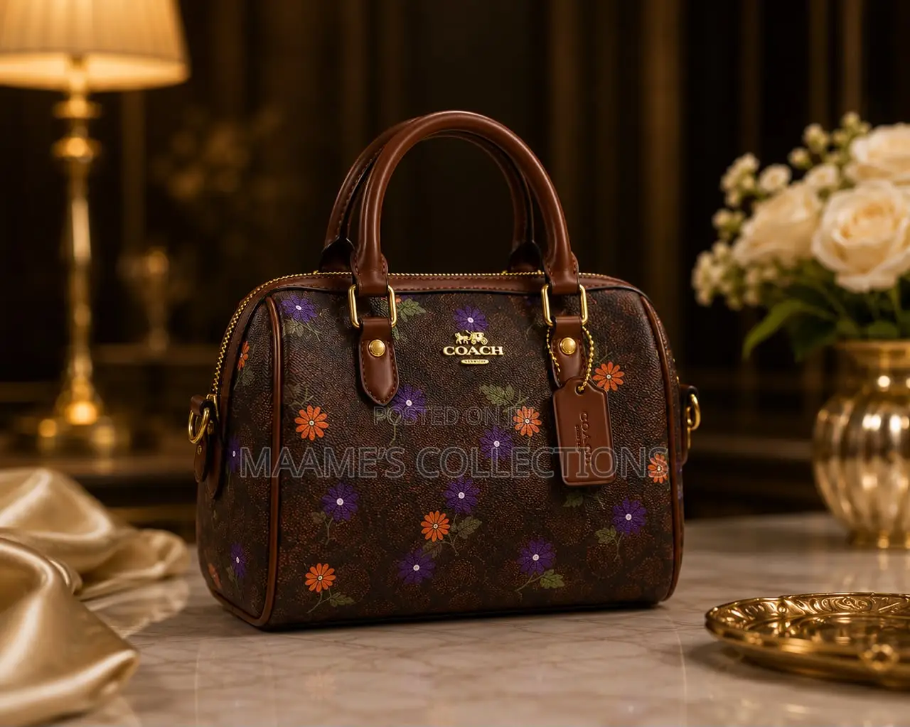 Coach Ladies Elegant Fashion HandBag With EarPod ( With EarPod)