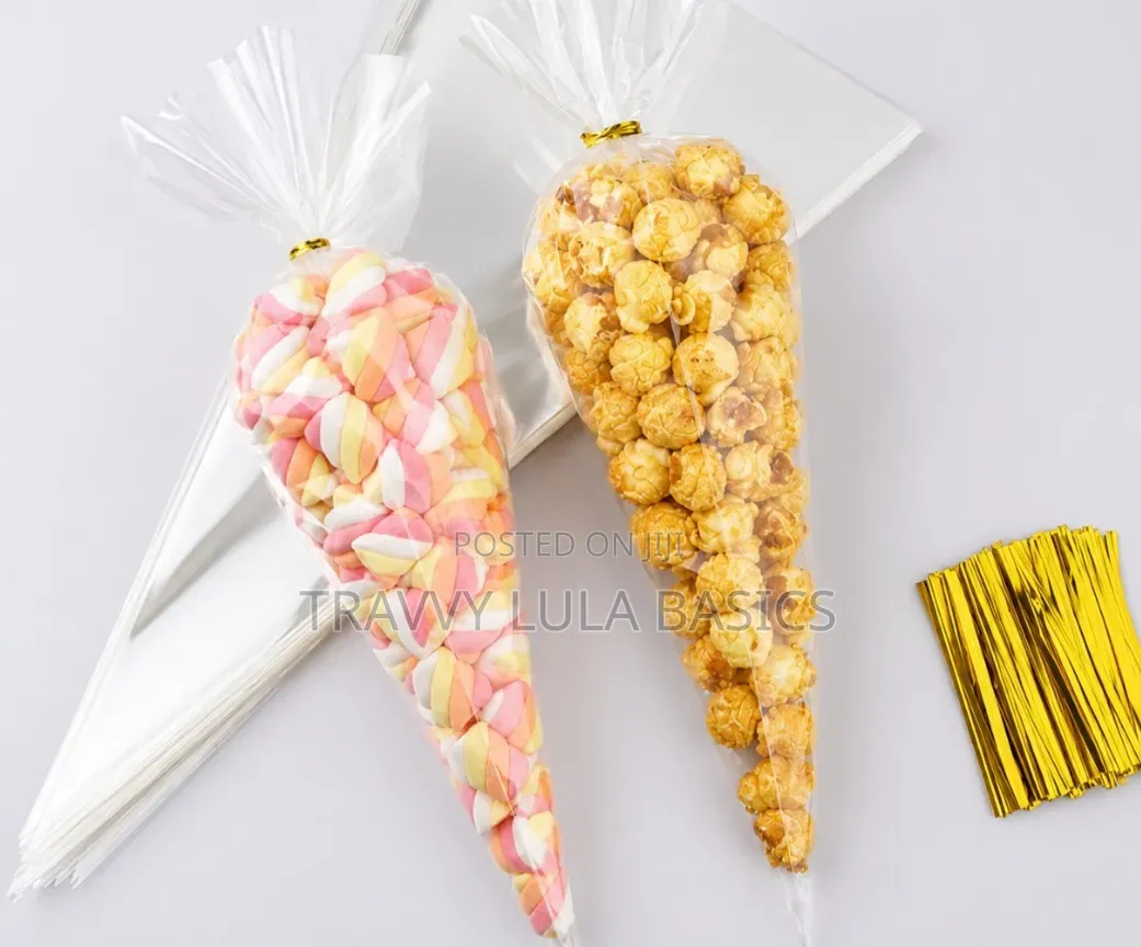 New Cone Clear Candy Piping Bags