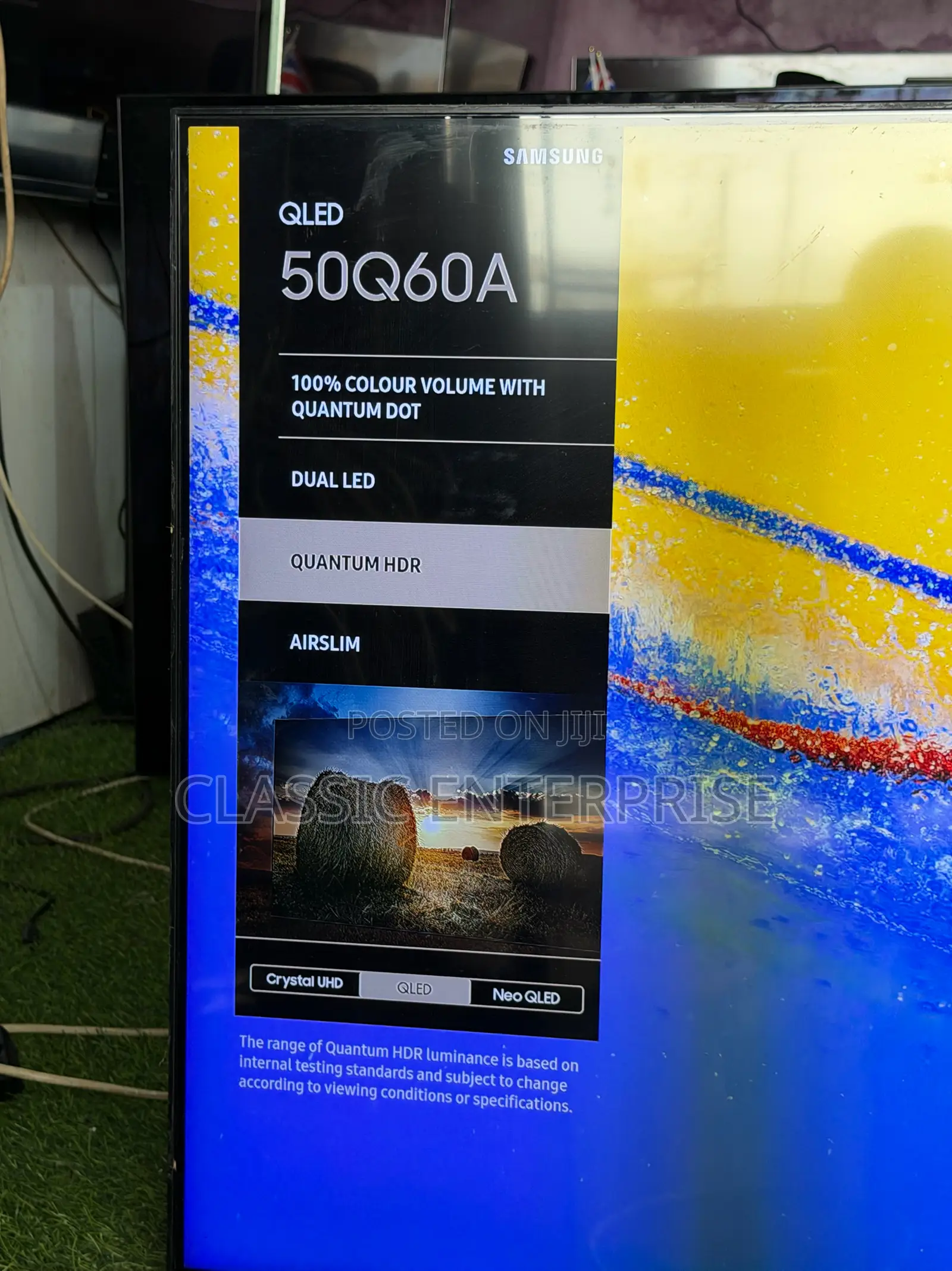 Samsung 50 Inches Airslim Qled Premium Qled Uhd TV