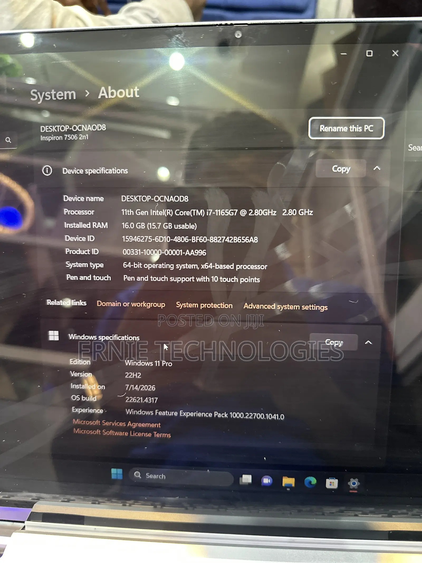 Laptop Dell Inspiron 7566 16GB Intel Core i7 SSD 512GB