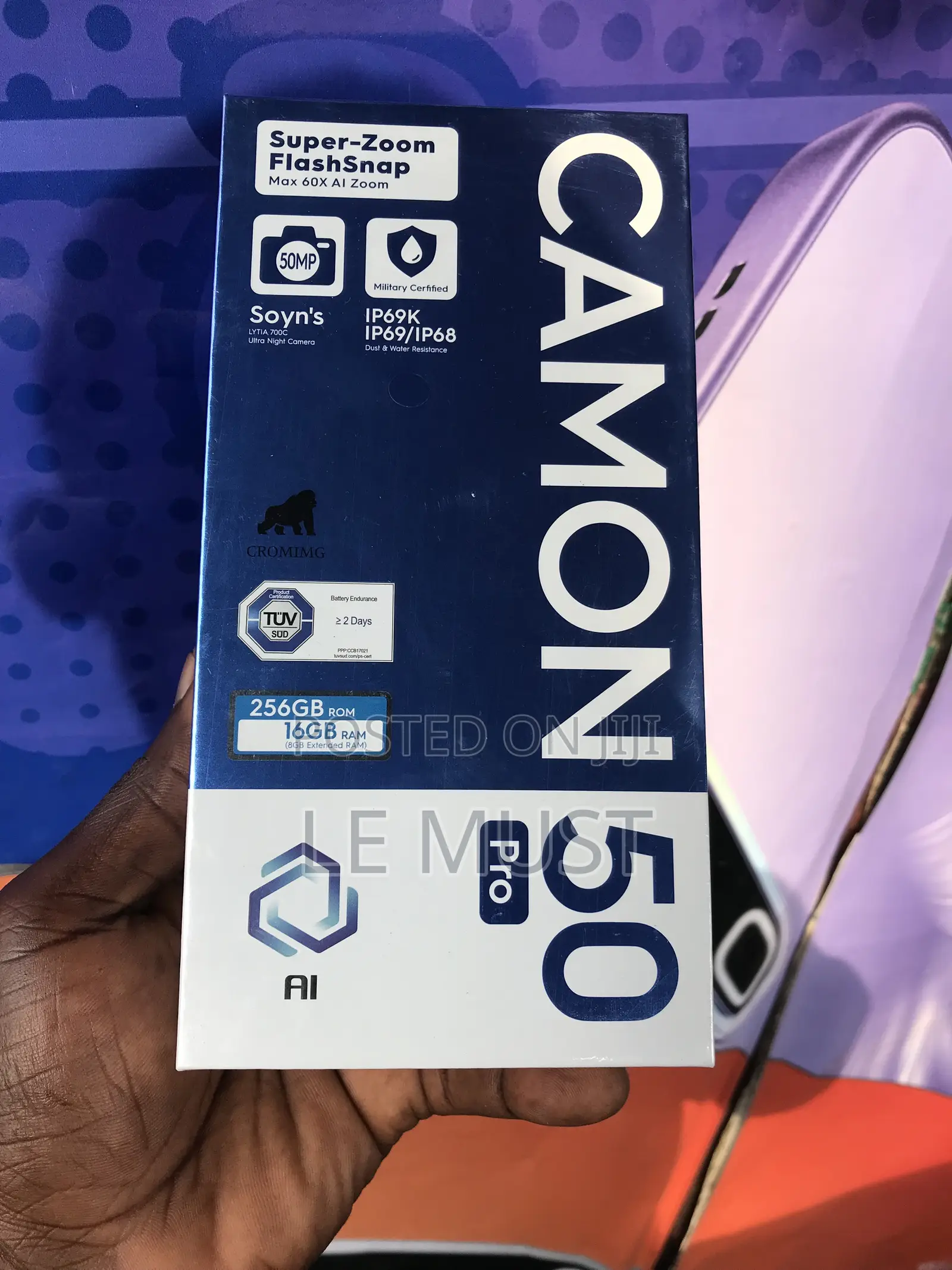 New Tecno Camon 50 Pro 256 GB Orange