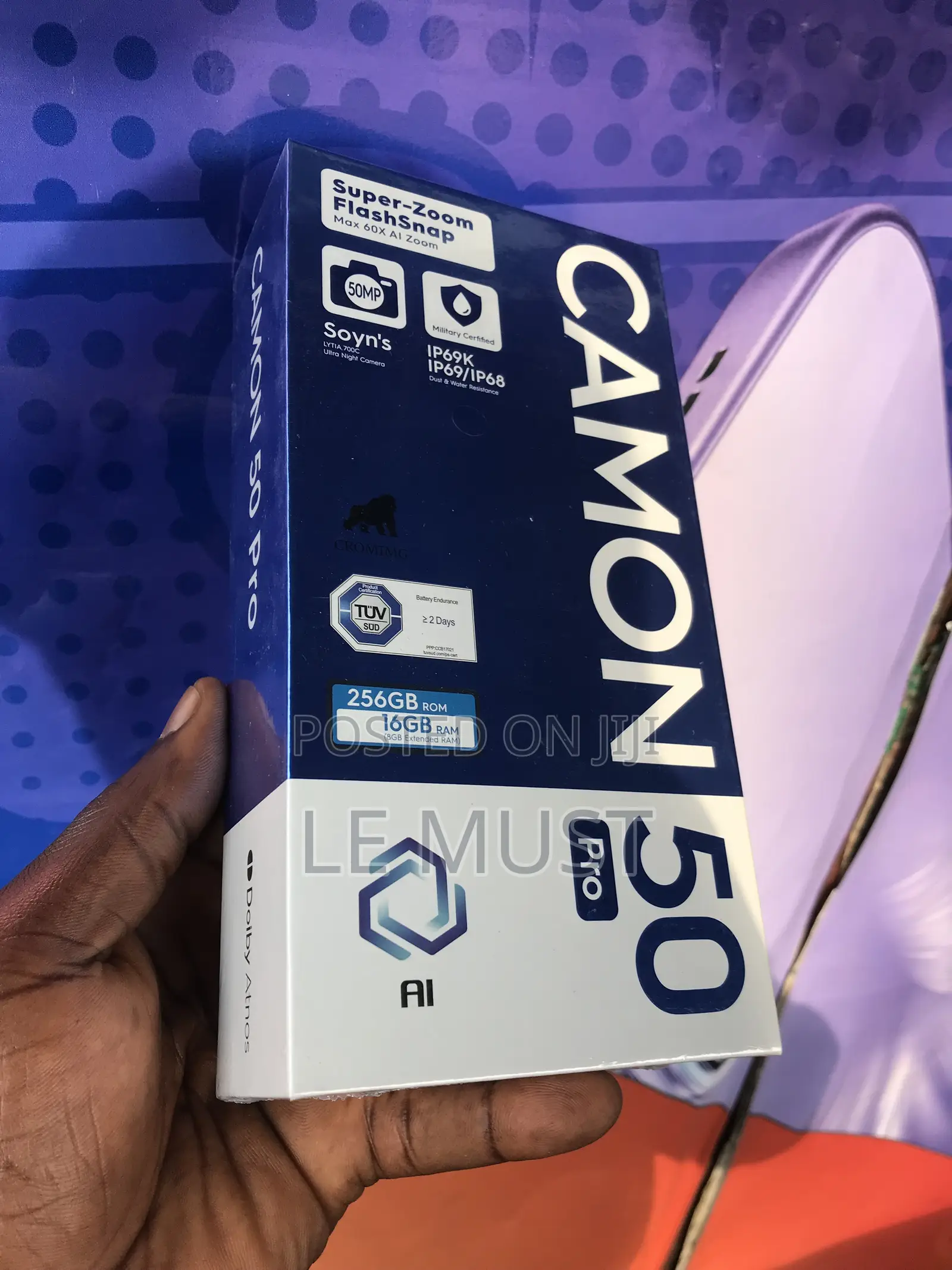New Tecno Camon 50 Pro 256 GB Orange