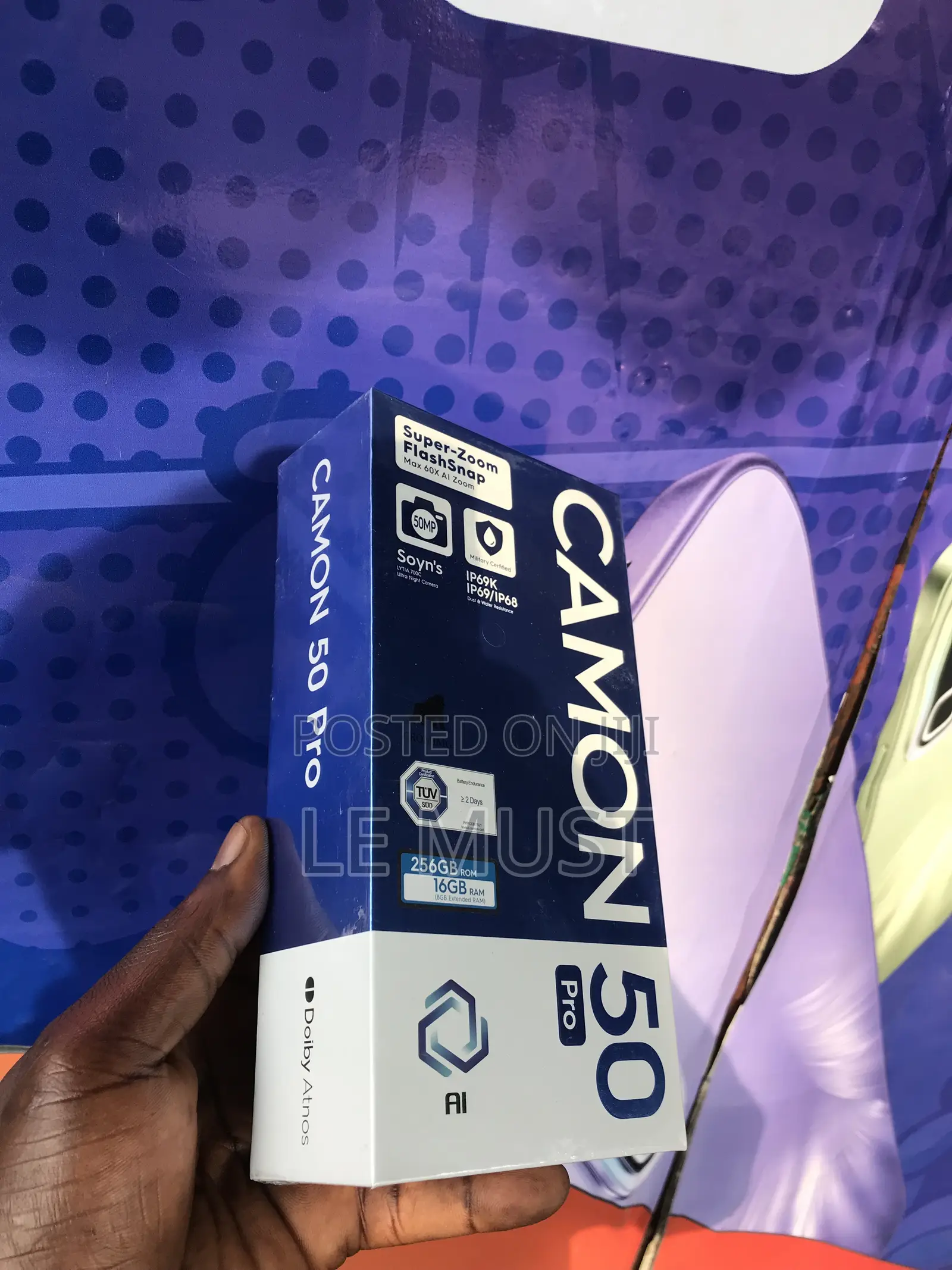 New Tecno Camon 50 Pro 256 GB Orange