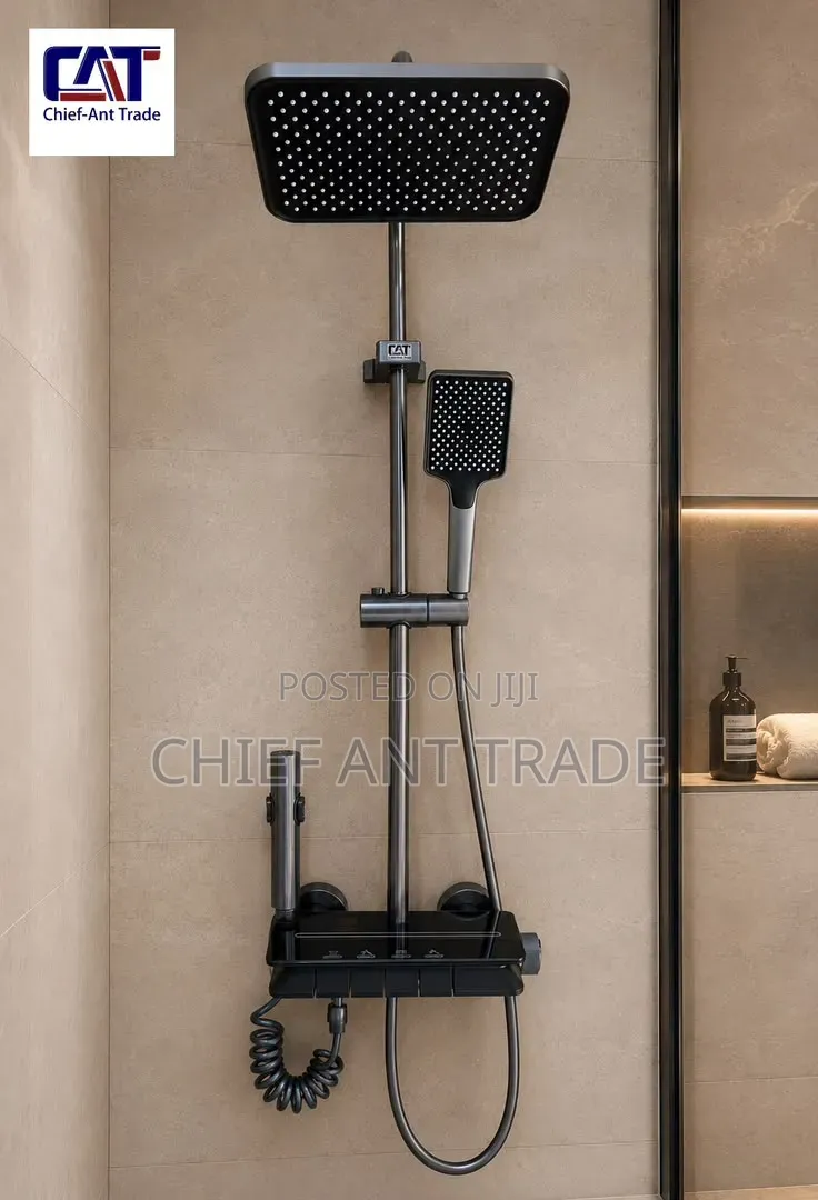 Hot and Cold Digital Shower. 4 Flow C-69-2 Grey