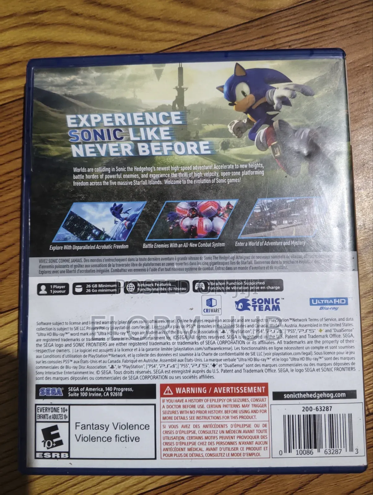 Sonic Frontier CD for Ps5