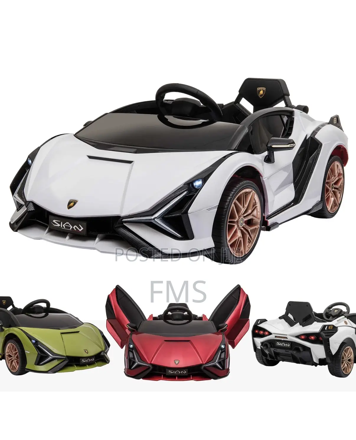 Product Description: Lamborghini Sián FKP 37 Electric Ride-On