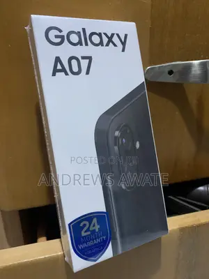 New Samsung Galaxy A07 4G 128 GB Black