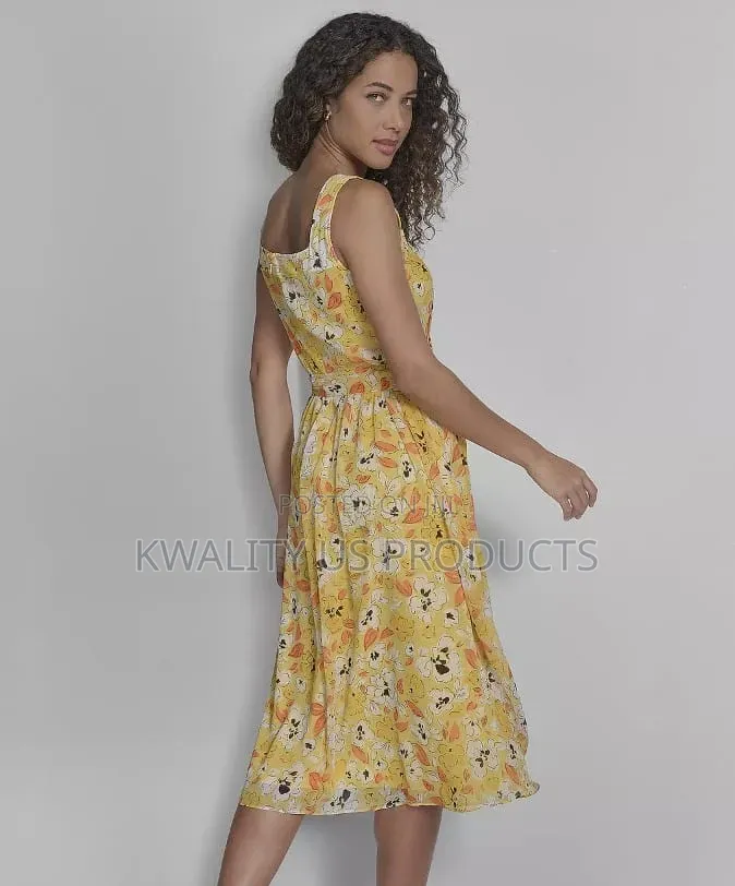 La Nouvelle Renaissance Women's Chiffon Tank Dress - Large Size