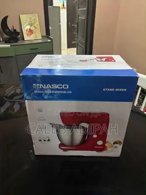 Brand New Nasco 5L 800W Stand Mixer (Sealed in Box)
