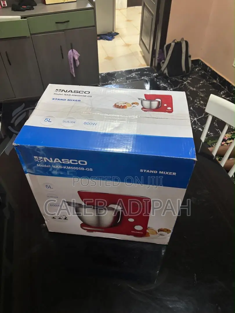 Brand New Nasco 5L 800W Stand Mixer (Sealed in Box)