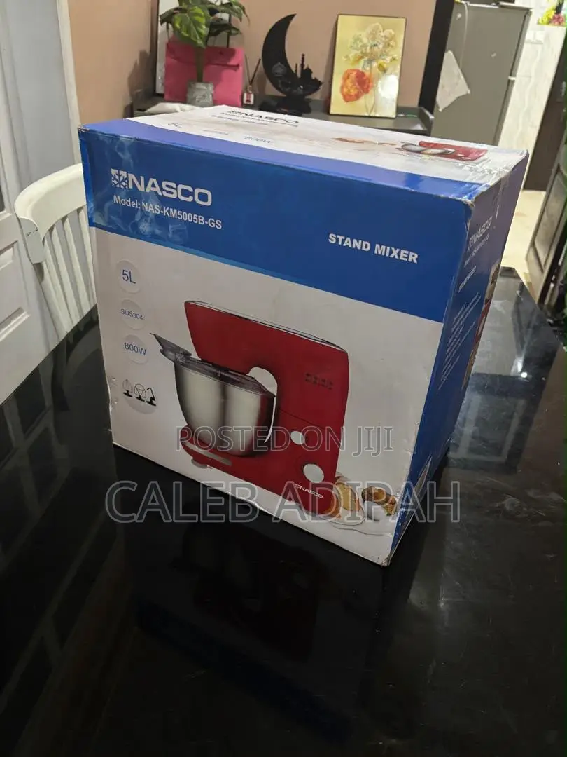 Brand New Nasco 5L 800W Stand Mixer (Sealed in Box)