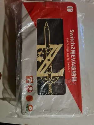 Zelda Embossed Storage Bag for Nintendo Switch 2
