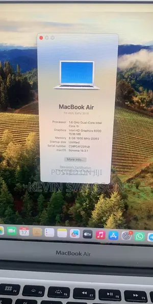 Laptop Apple MacBook Air 8GB Intel Core i5 SSD 256GB