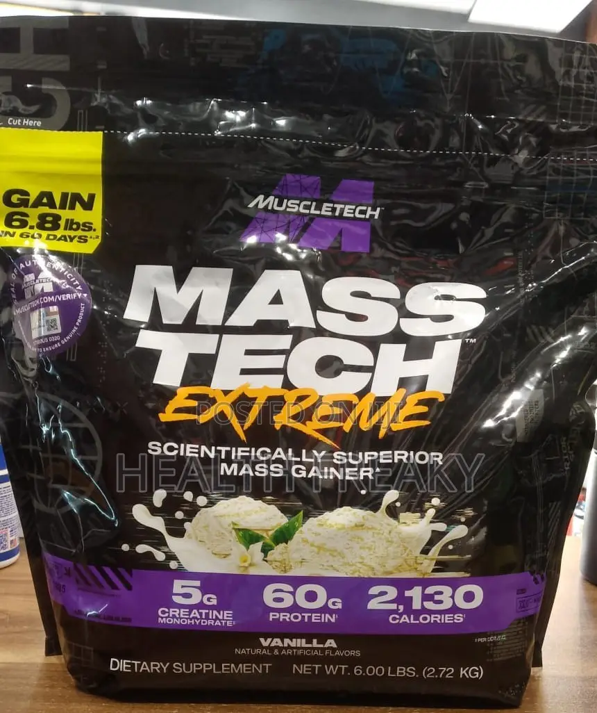 Masstech Extreme 2000 Mass Gainer Muscle Builder Weight Gainer Bulk Up