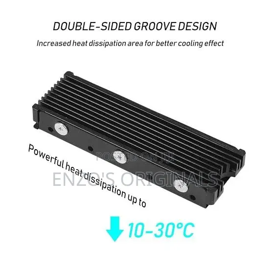 NVME SSD Heat Sink M.2 SSD Heatsink With Thermal Pads
