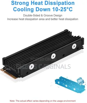 NVME SSD Heat Sink M.2 SSD Heatsink With Thermal Pads