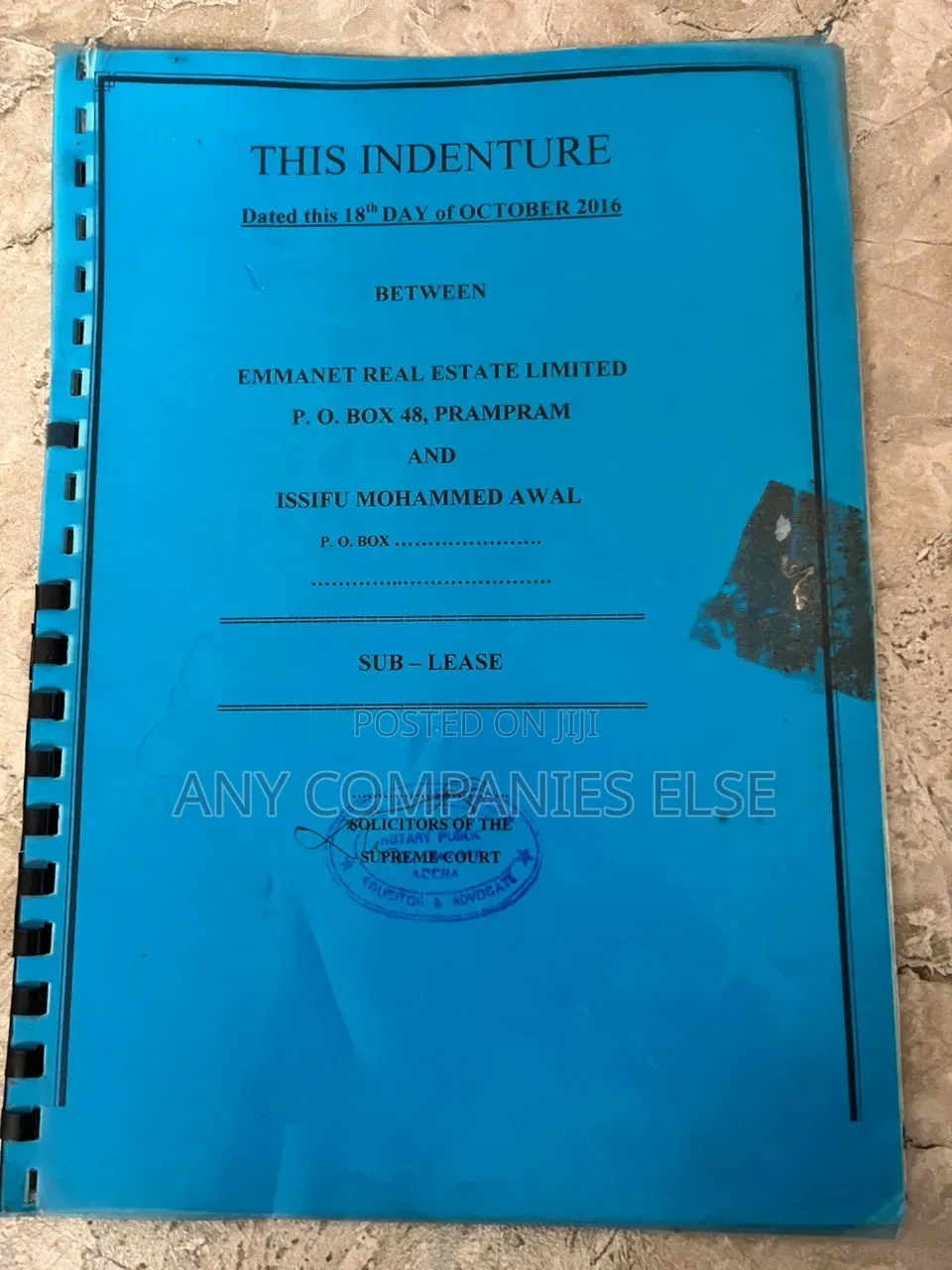 Land for Car/Sale