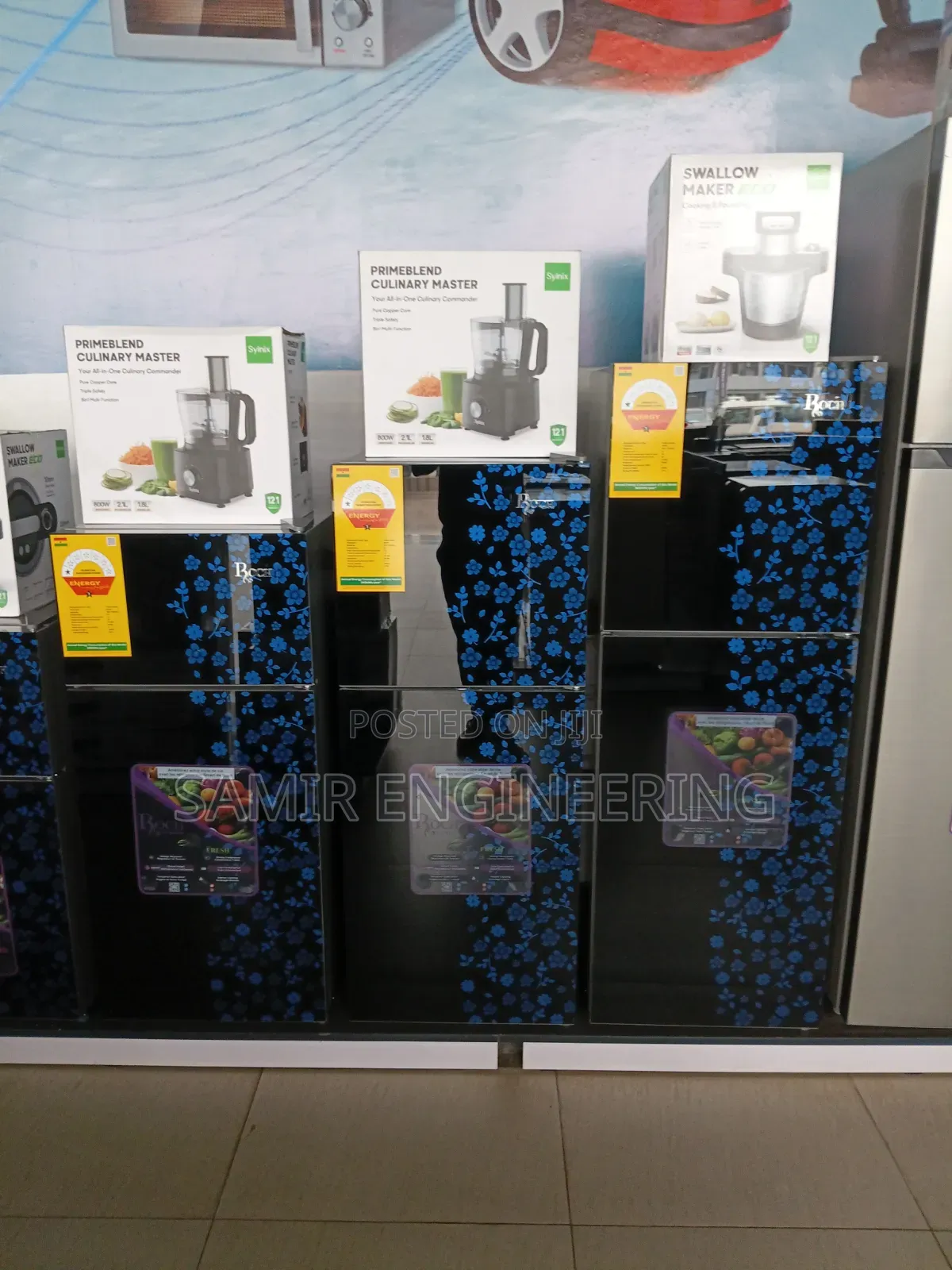 Roch 108L Double Door Refrigerator (RFR-135DT-J),