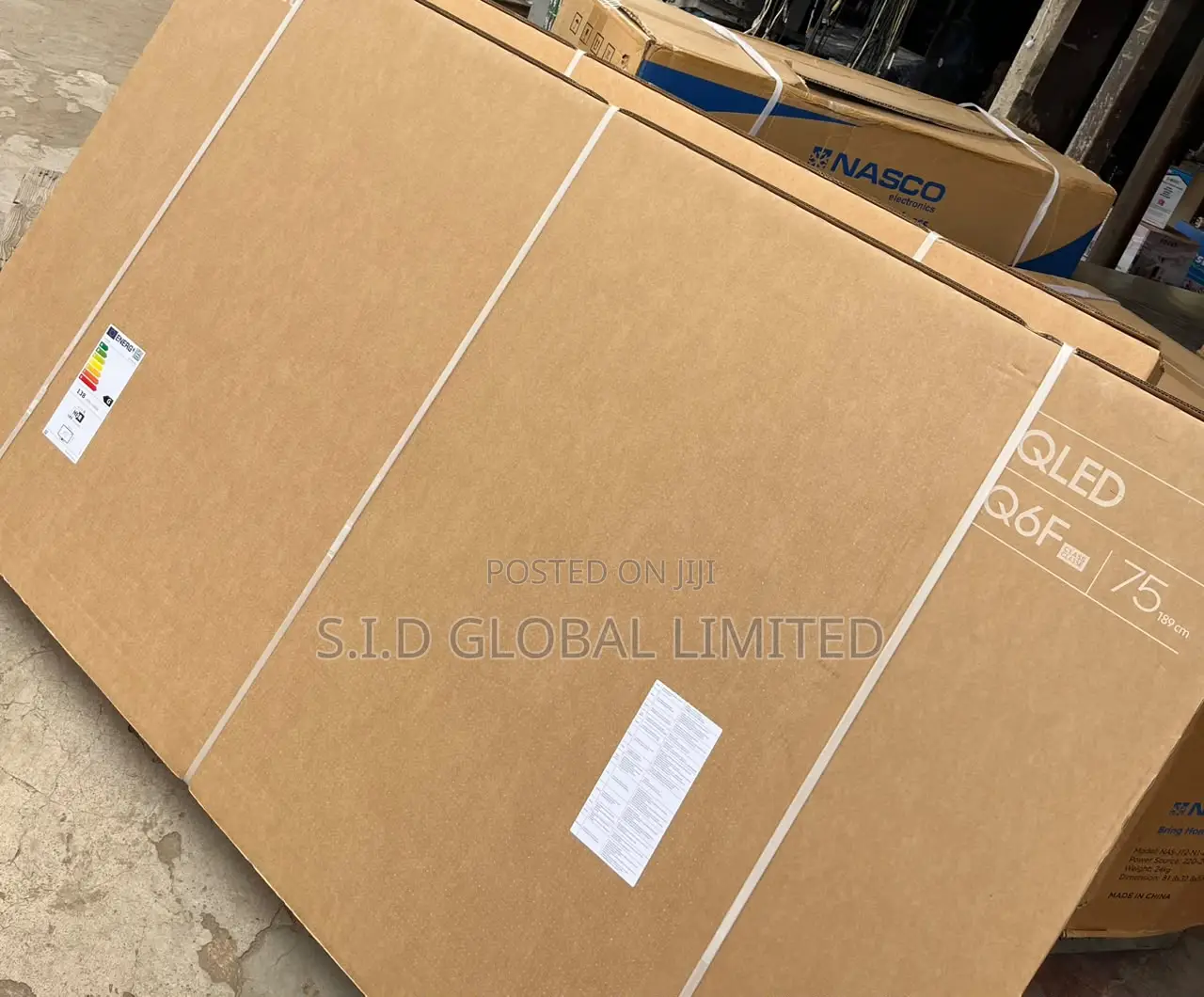 European Model Samsung 75" Q6f Qled Display TV