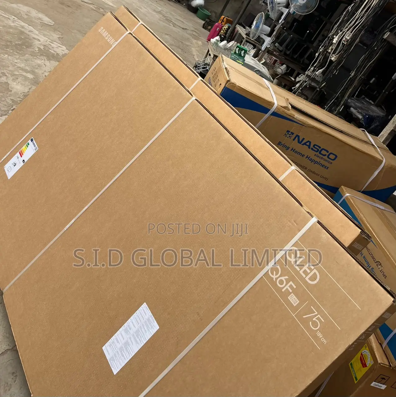European Model Samsung 75" Q6f Qled Display TV