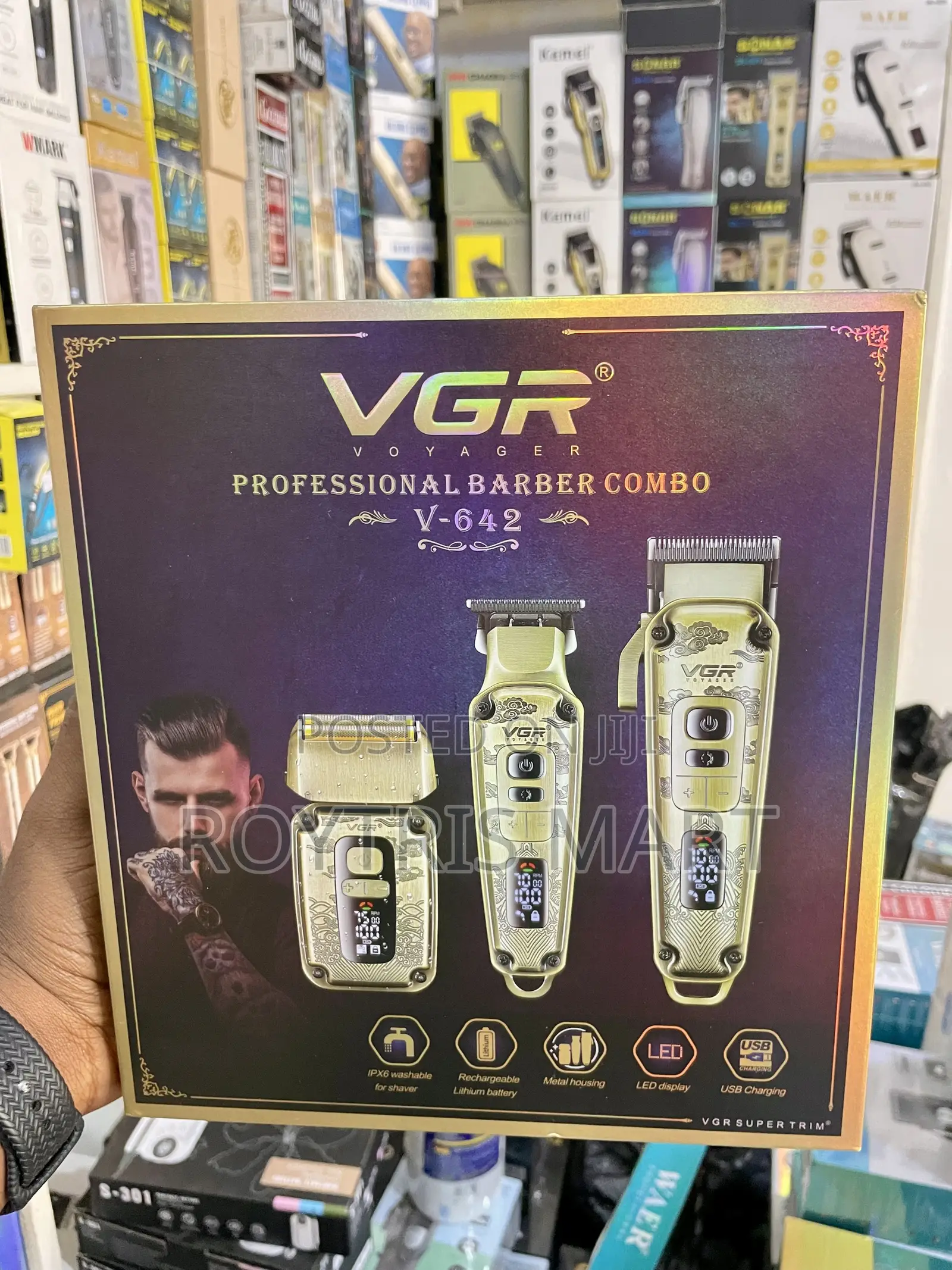 VGR Professional Barber Combo v-64