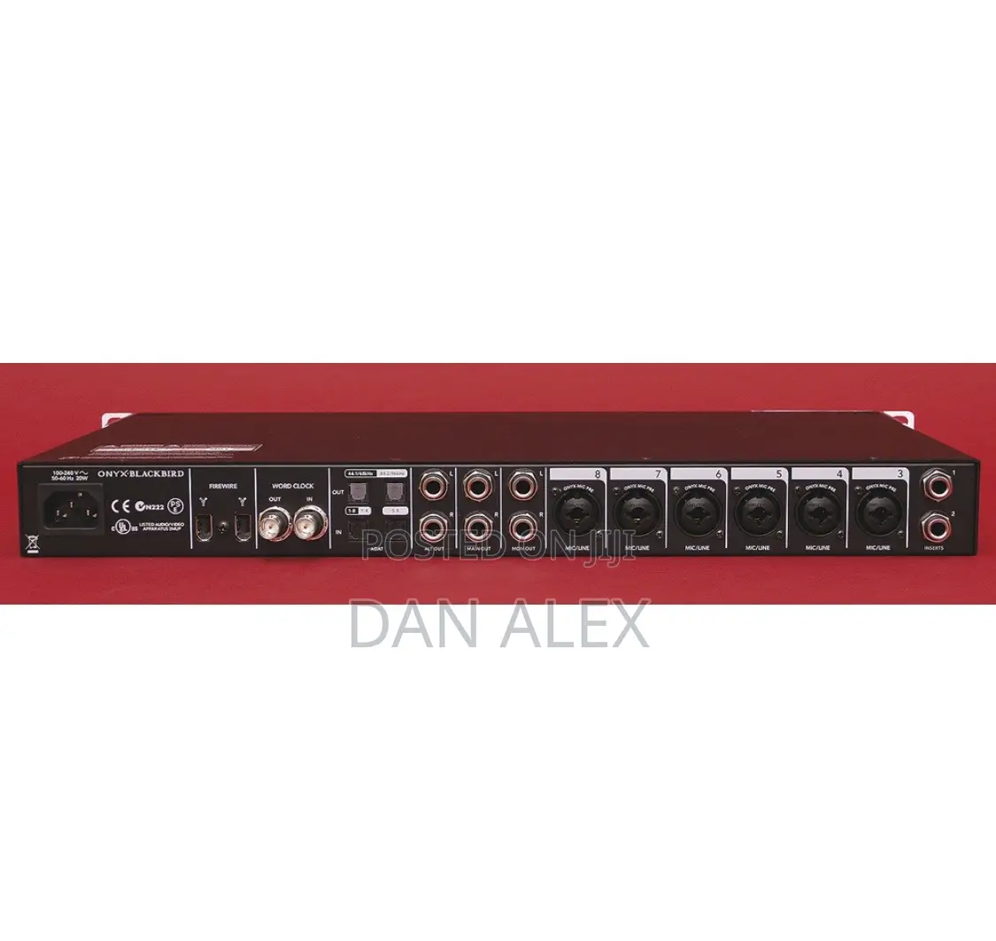 Mackie Onyx Blackbird Soundcard 16x16 Channels