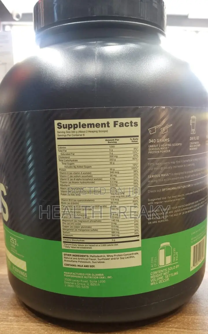 Serious Mass Gainer Protein Weight Gainer + Creatine Monohydrate