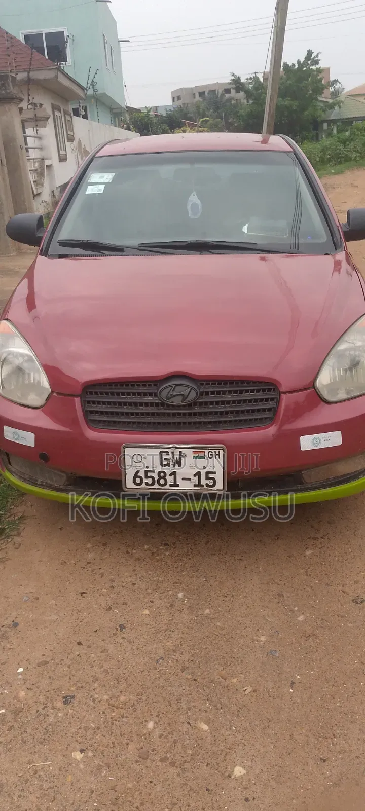 Hyundai Accent 2009 Red