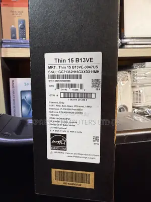 New Laptop MSI GF75 Thin 16GB Intel Core i7 SSD 1T