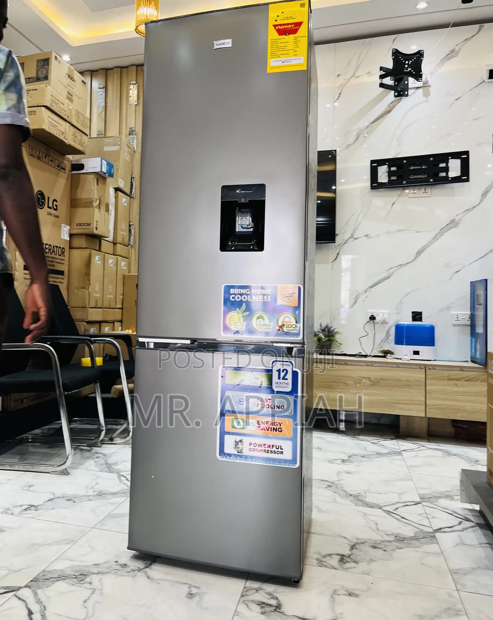 Order Quality Nasco Nasd2-36fl Bottom Mount Freezer Fridge(260Liters)