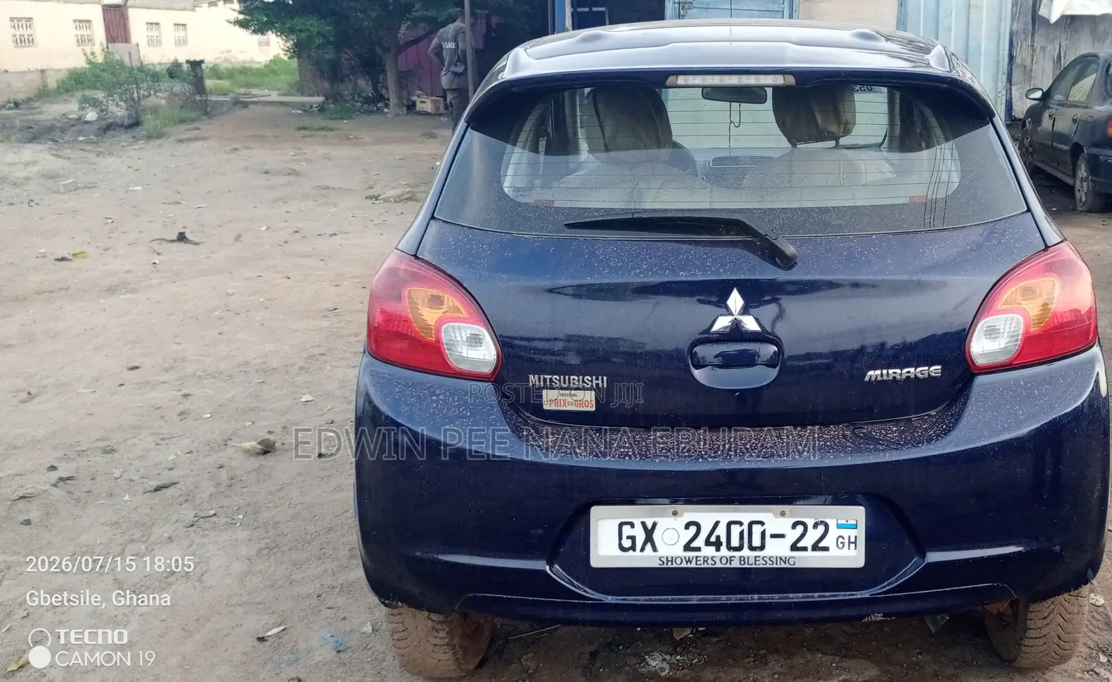 Mitsubishi Mirage 2014 Blue