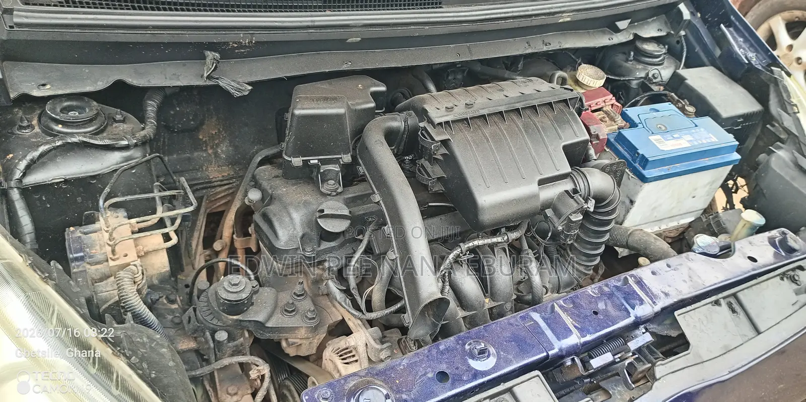 Mitsubishi Mirage 2014 Blue