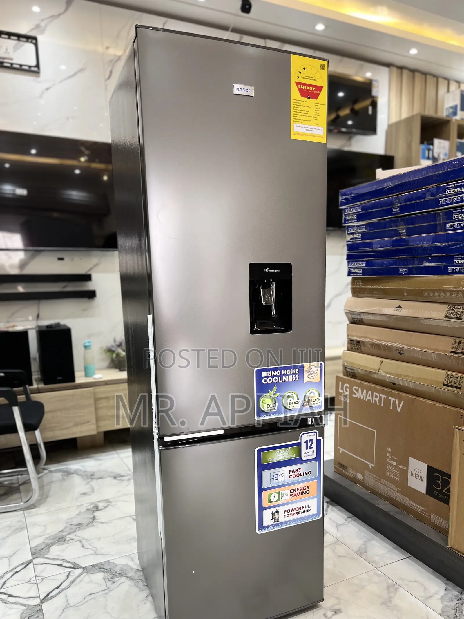 Order Unique Nasco Bottom Mount Freezer Fridge(Nasd2-36fl )