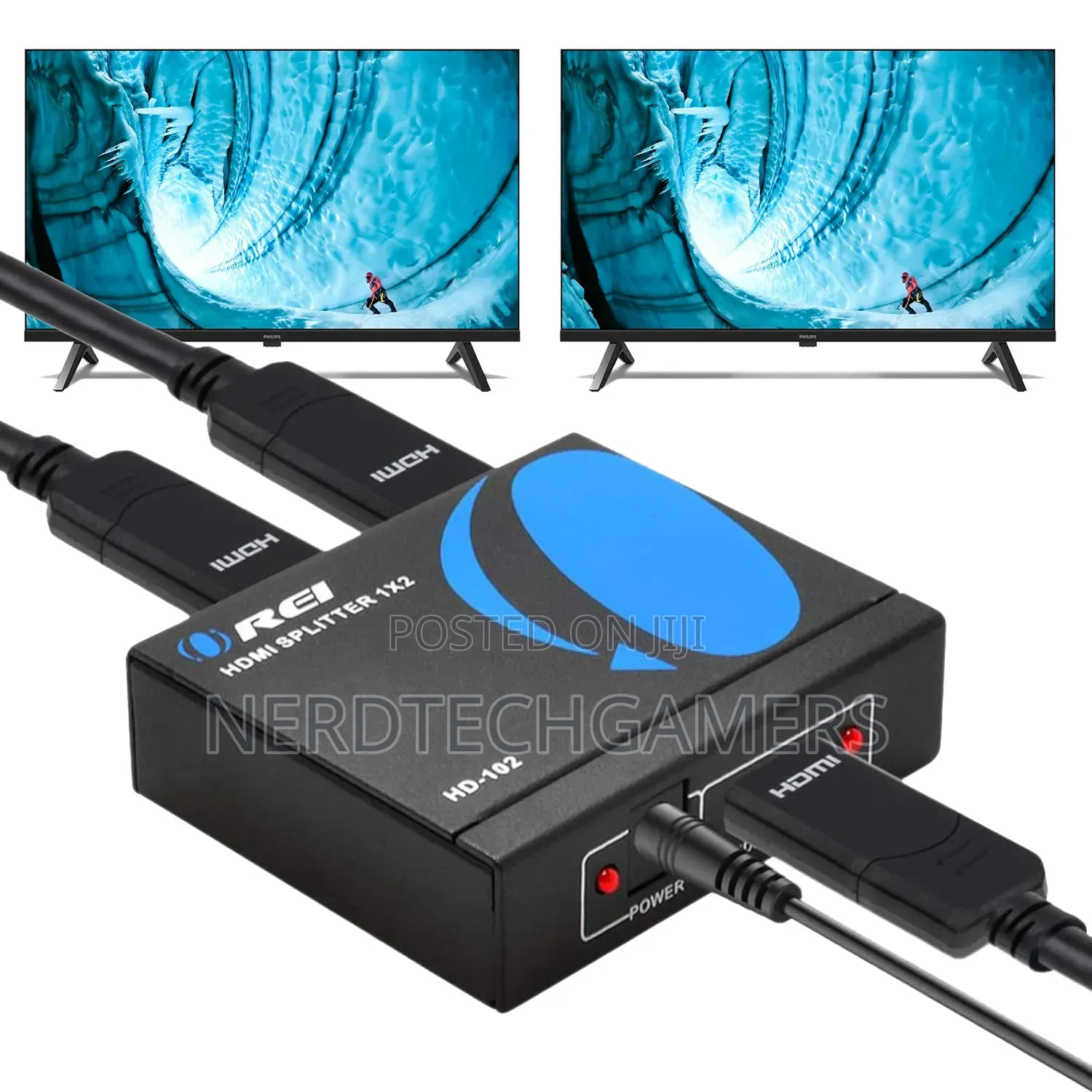 At 60Нz 1x2 HDMI Splitter