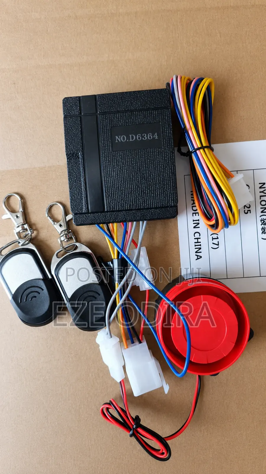 Motor Alarm System