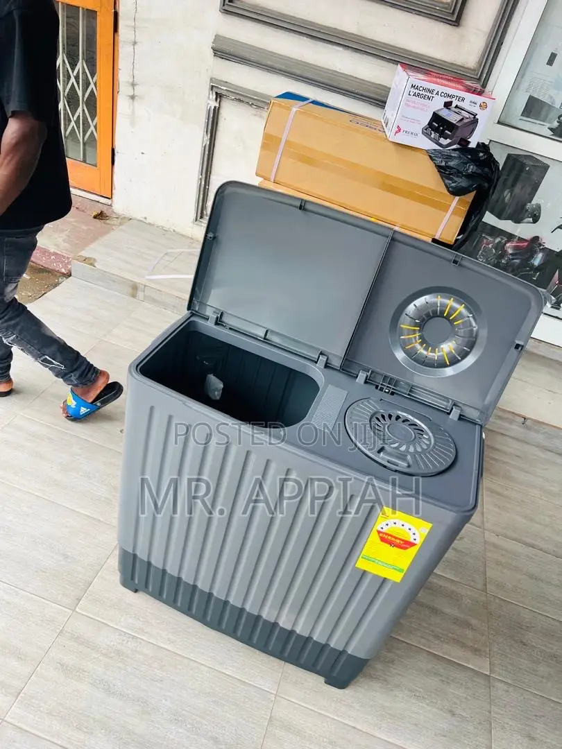 Extremely Affordable Nasco 10kg Semi-Automatic Washing Machine(Gray)