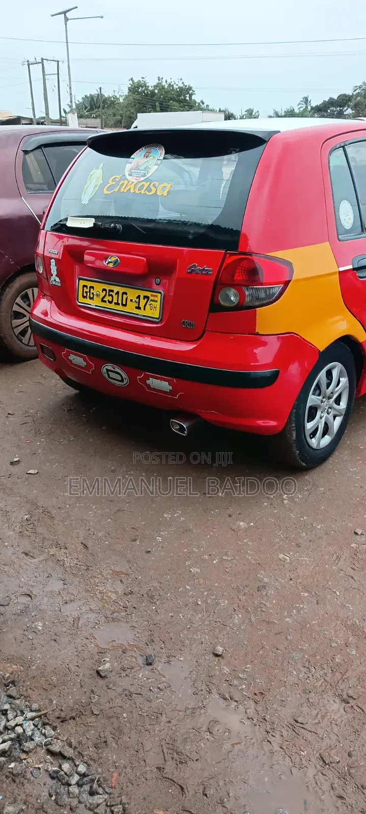 Hyundai Getz 2007 Red
