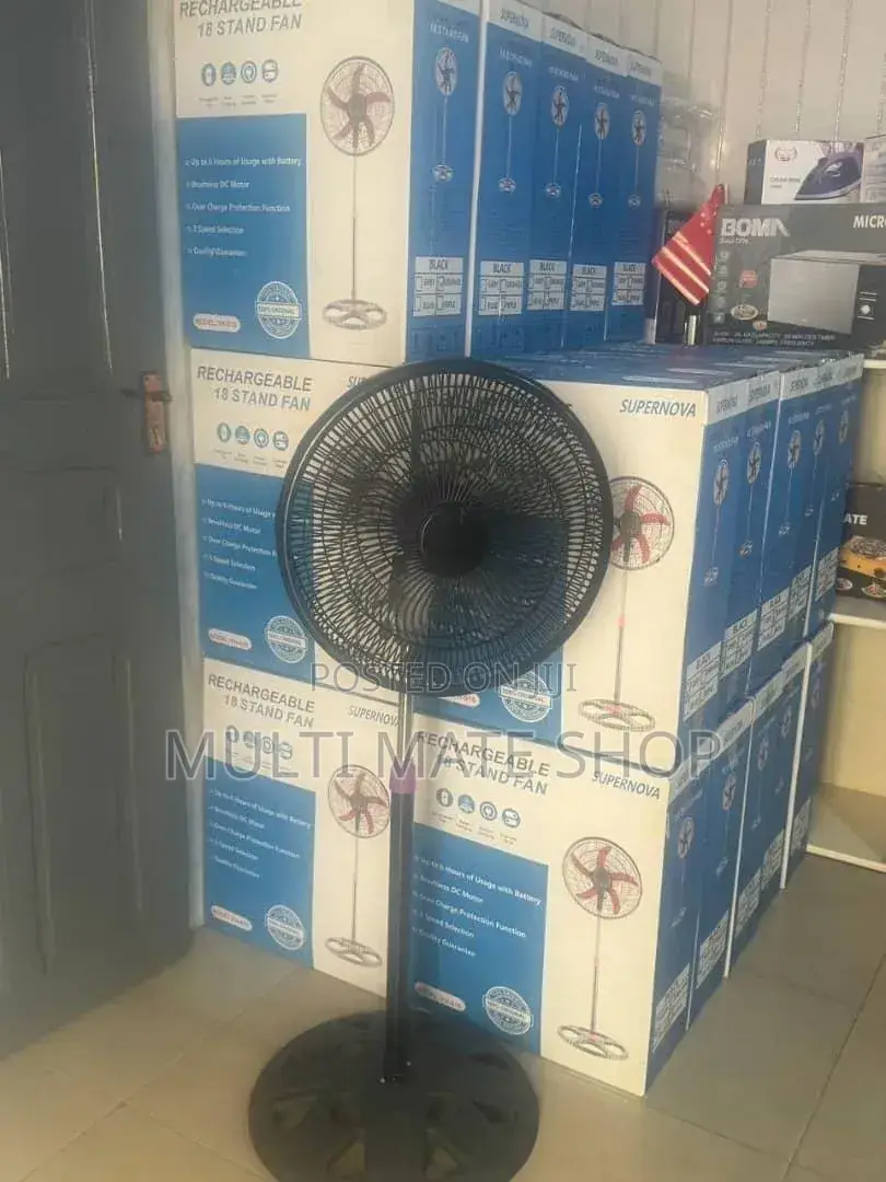 18" Rechargeable Fan