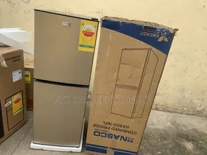 Affordable Nasco 136 Liters Double Door Fridge