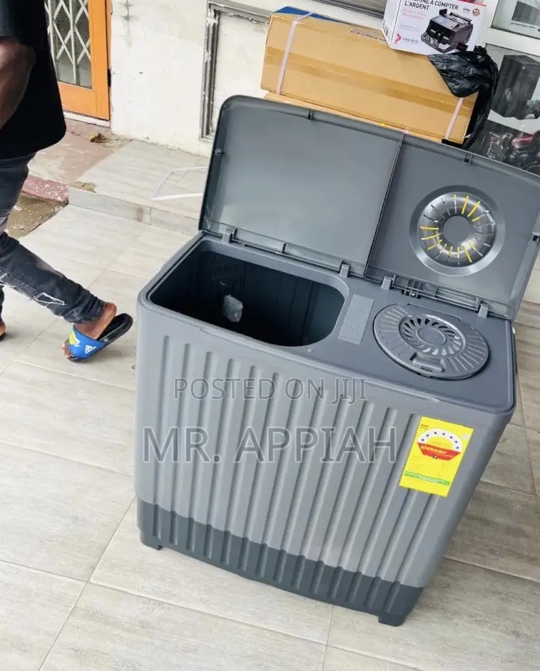 Super Durable Nasco 10kg Semi-Automatic Washing Machine(Gray) 