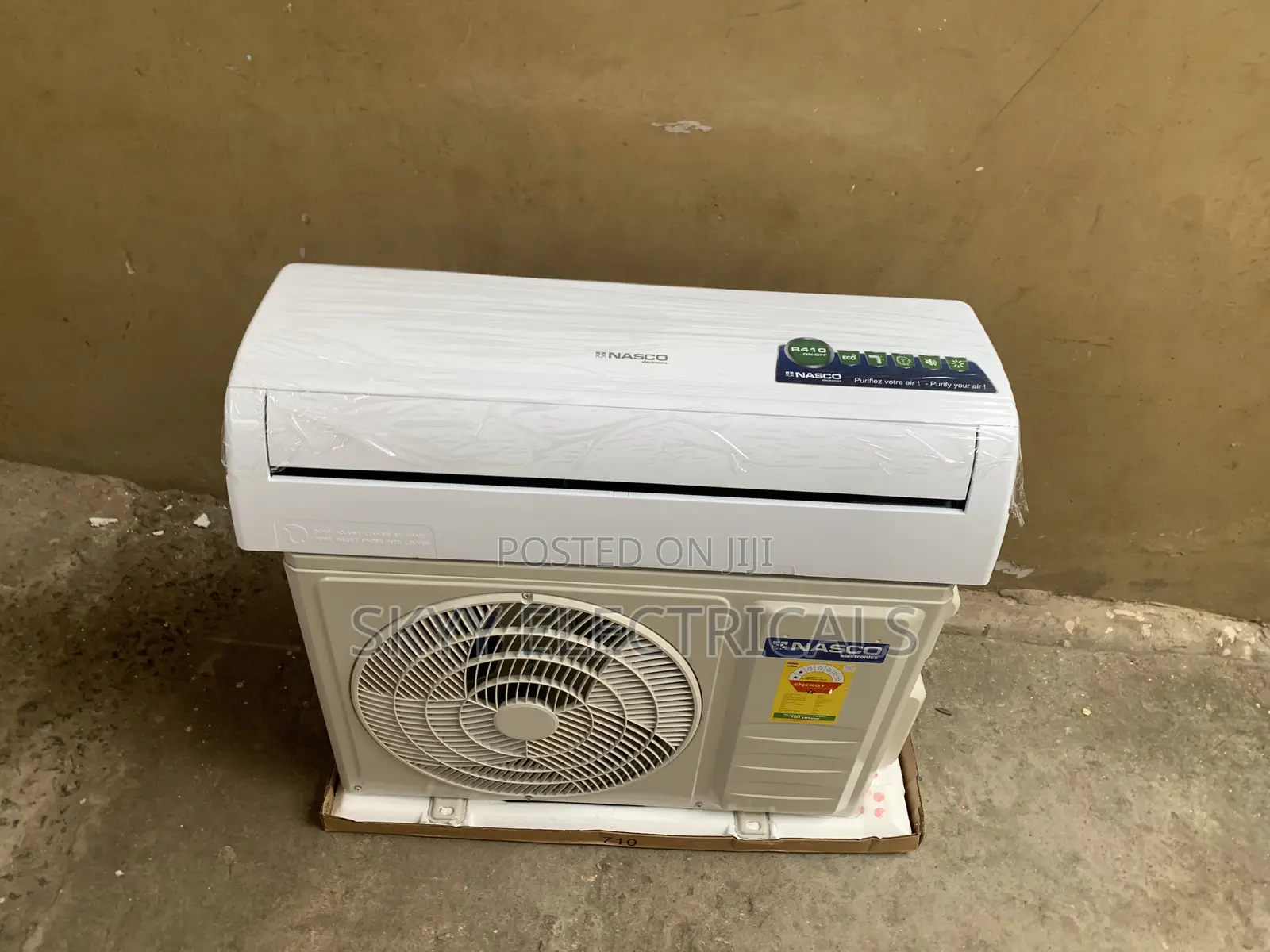 Strongly Made Nasco 1.5hp Split R410 Gas AC