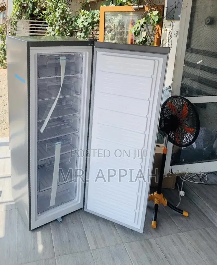 Quality Nasco 260L 1 Door Upright Standing Freezer(Nasd1-33)7 Drawers