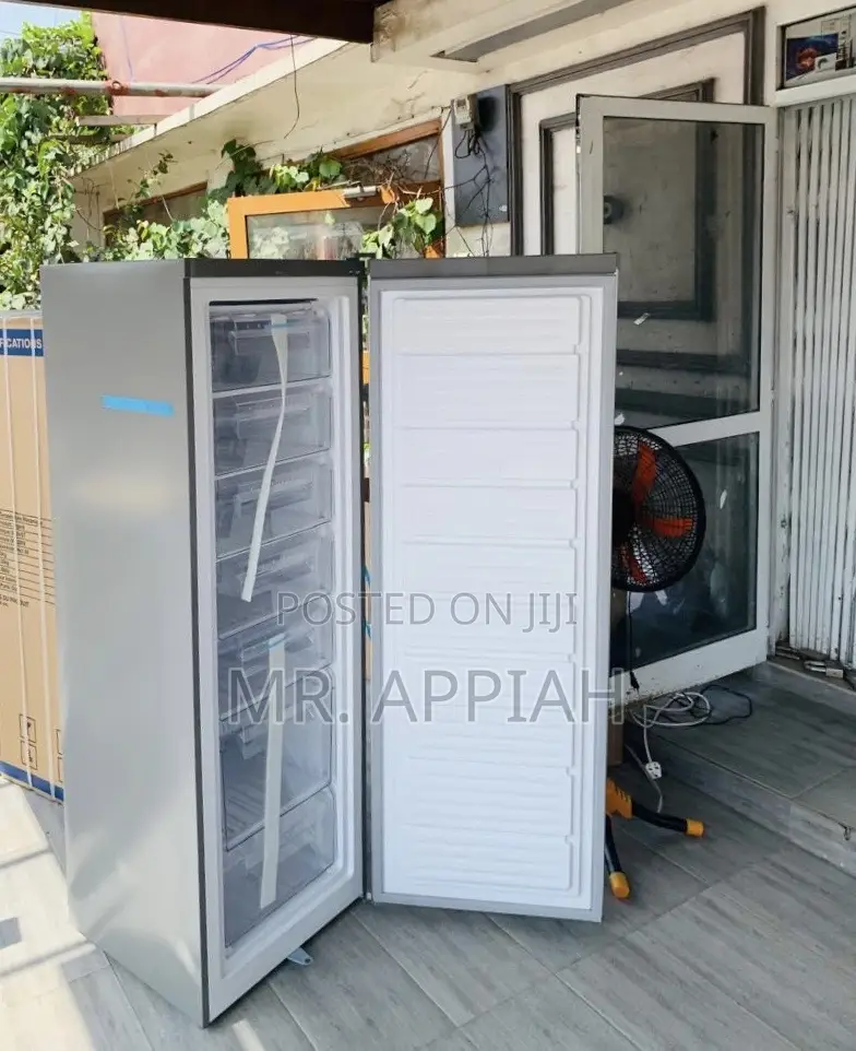 Quality Nasco 260L 1 Door Upright Standing Freezer(Nasd1-33)7 Drawers