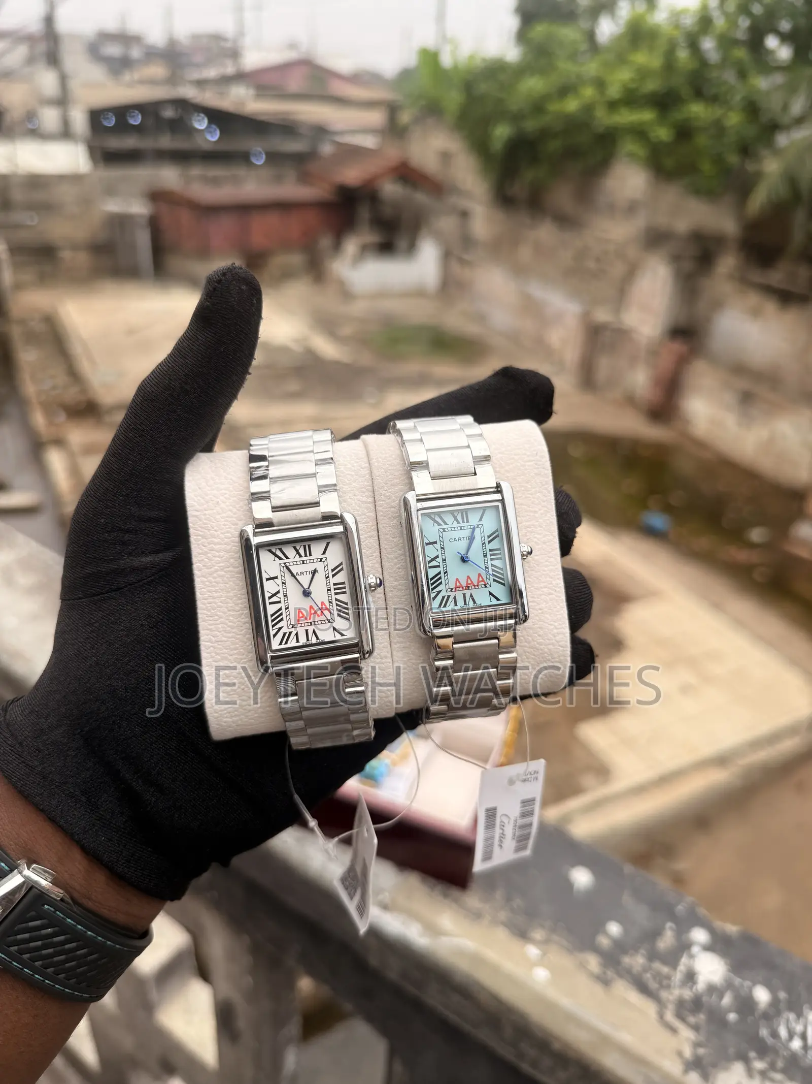 Stainless Steel Cartier Tank