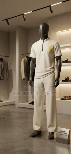 Men's Two Piece White