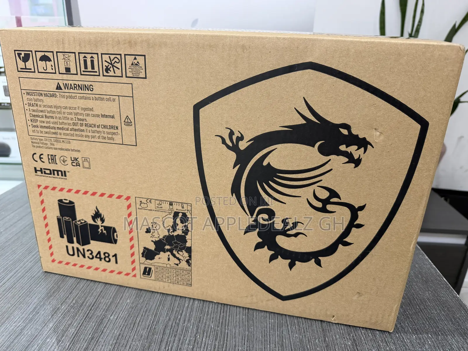 New Laptop MSI Cyborg 15 16GB AMD Ryzen 7 SSD 512GB
