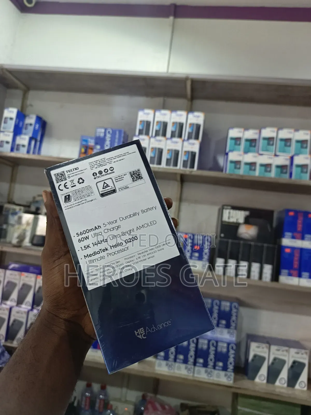 New Tecno Camon Slim 256 GB Blue