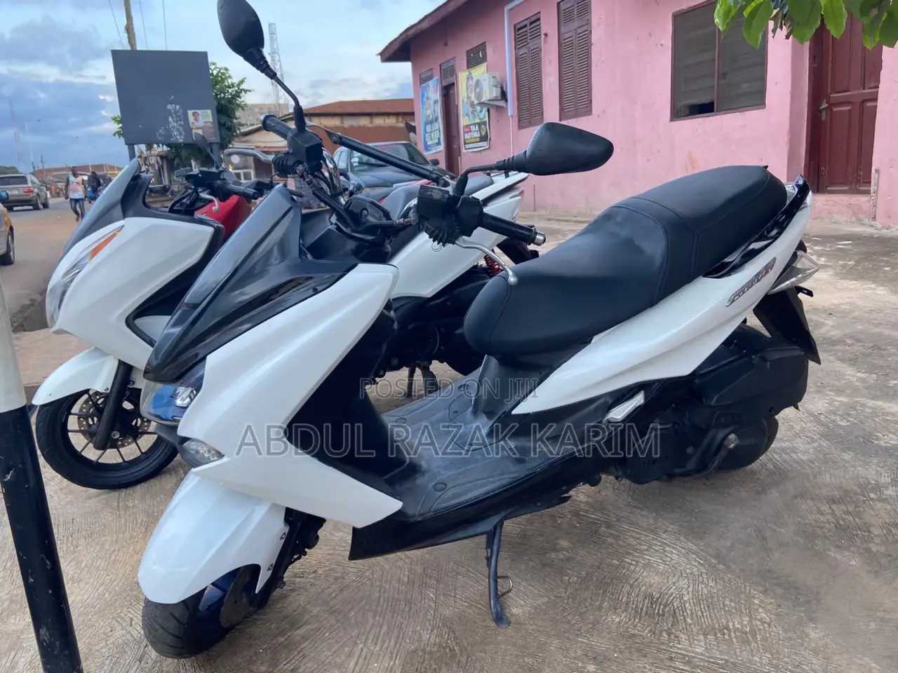Motorcycle 2025 White