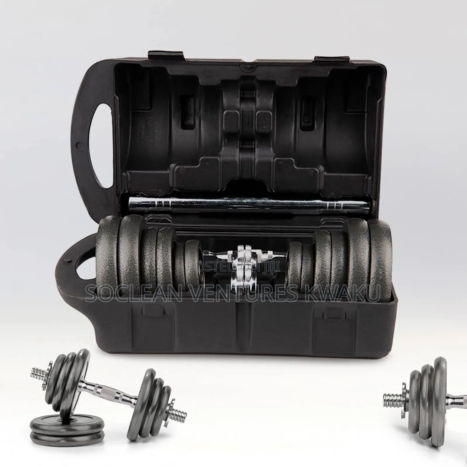 20kg Adjustable York Fitness Dumbells Set