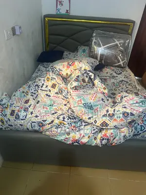 Queen Size Bed Stand and Mattress for Sale